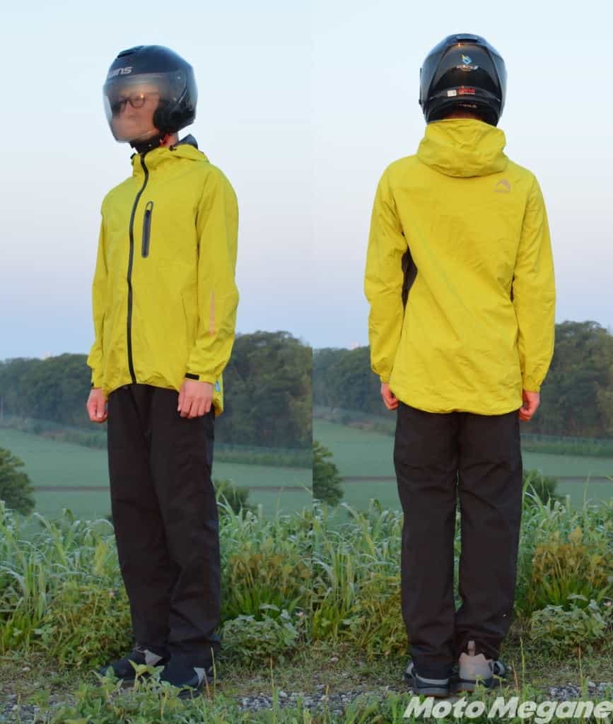 バイク用レインコートの気になる性能をチェック!ワークマンカッパと比較してみた