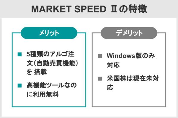 MARKETSPEEDⅡの特徴