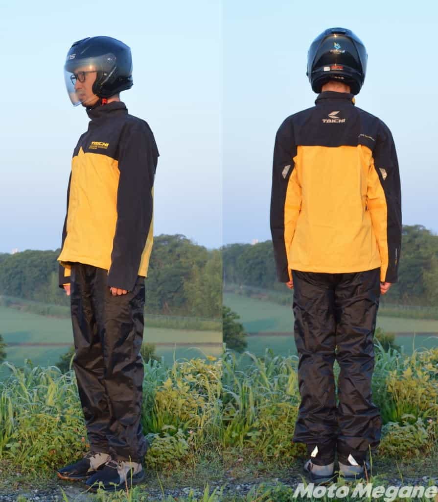 バイク用レインコートの気になる性能をチェック!ワークマンカッパと比較してみた