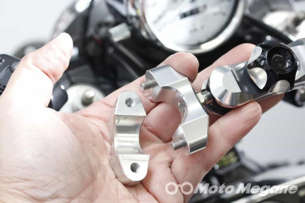 アルミ削り出しで他製品とは一線を画す存在感。プレミアムバイクにもばっちりマッチするSYGN HOUSE MOUNT SYSTEM ABC-6 Smart Phone 汎用ホルダーセット4
