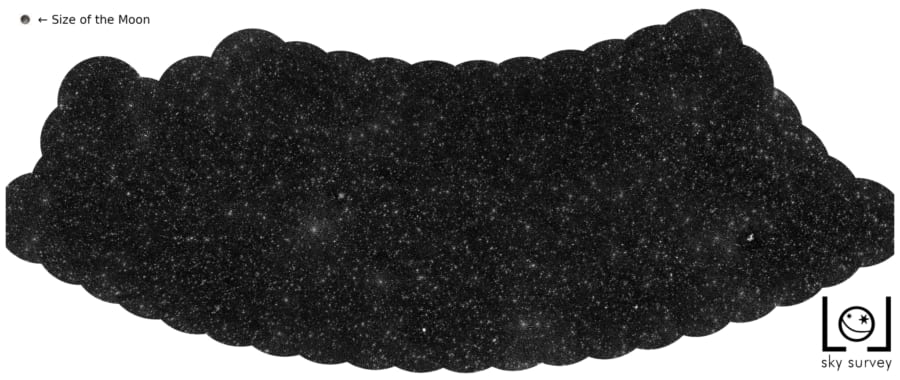満天の星!? 2万5千以上の超大質量ブラックホールを写した画像を公開