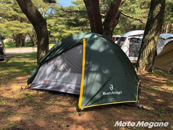 【キャンプツーリング】1万円台で購入できるテント「Buen Amigo」は高コスパか?バイク乗り目線で検証してみた