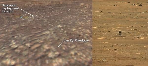 人類初「火星の空をヘリコプターで飛ぶ」ことに成功! 歴史的瞬間をとらえた映像も公開中