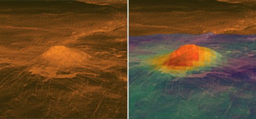 金星には今も活動している火山があった!太陽系では地球以外で初