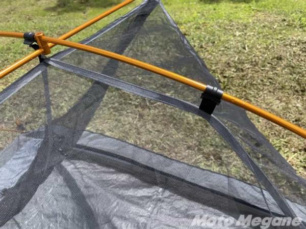 ライダーが作ったキャンプツーリング専用テント「バイクツーリングテント 1」をインプレ