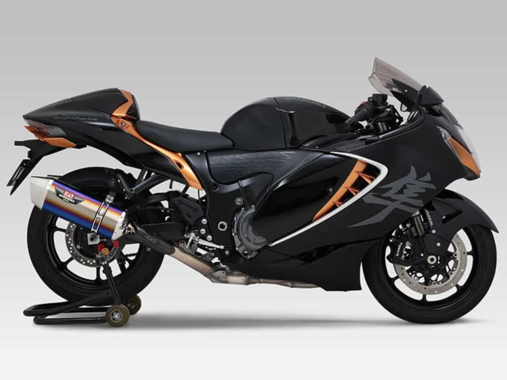 新型Hayabusa(ハヤブサ)専用スリップオンマフラーがヨシムラから登場。