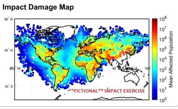 NASAが実施した小惑星地球衝突シミュレーション 核兵器でも阻止できない