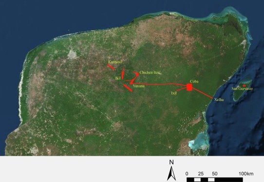 マヤ文明の100Kmに及ぶ巨大人工路「ホワイトロード」が作られた理由とは
