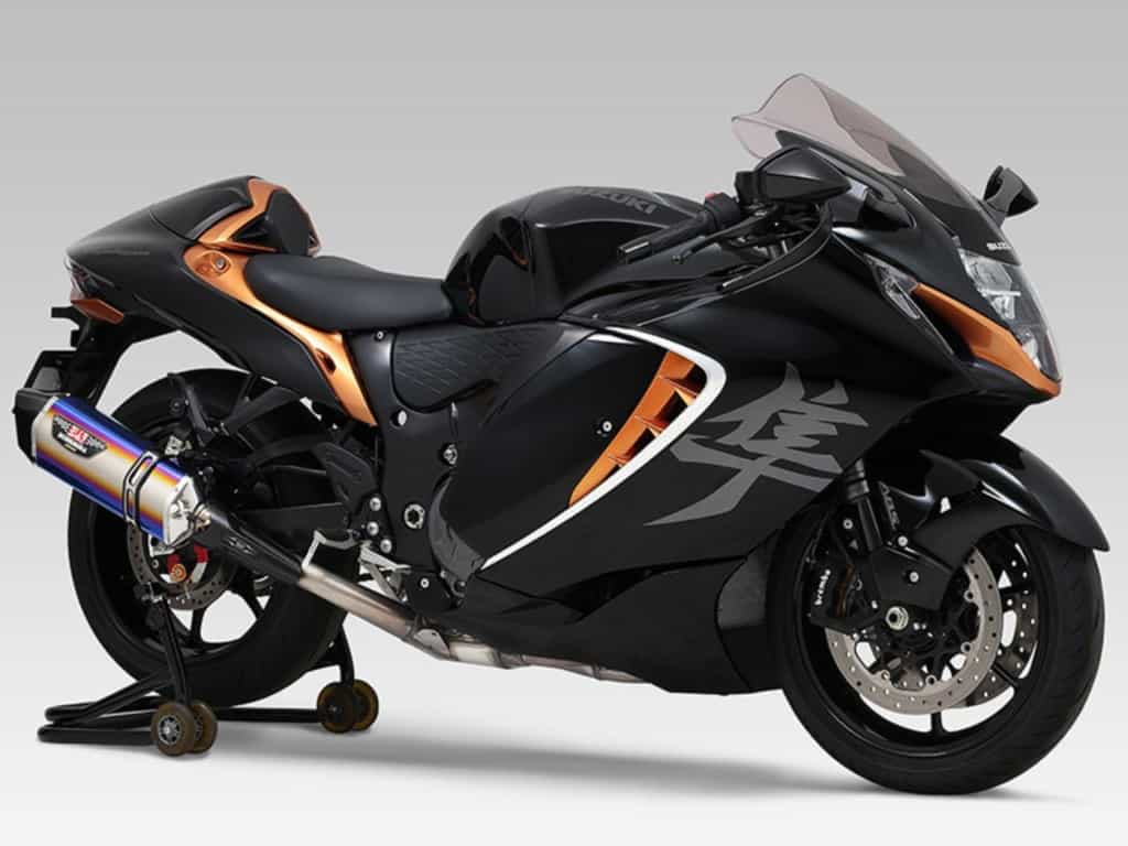 新型Hayabusa(ハヤブサ)専用スリップオンマフラーがヨシムラから登場。