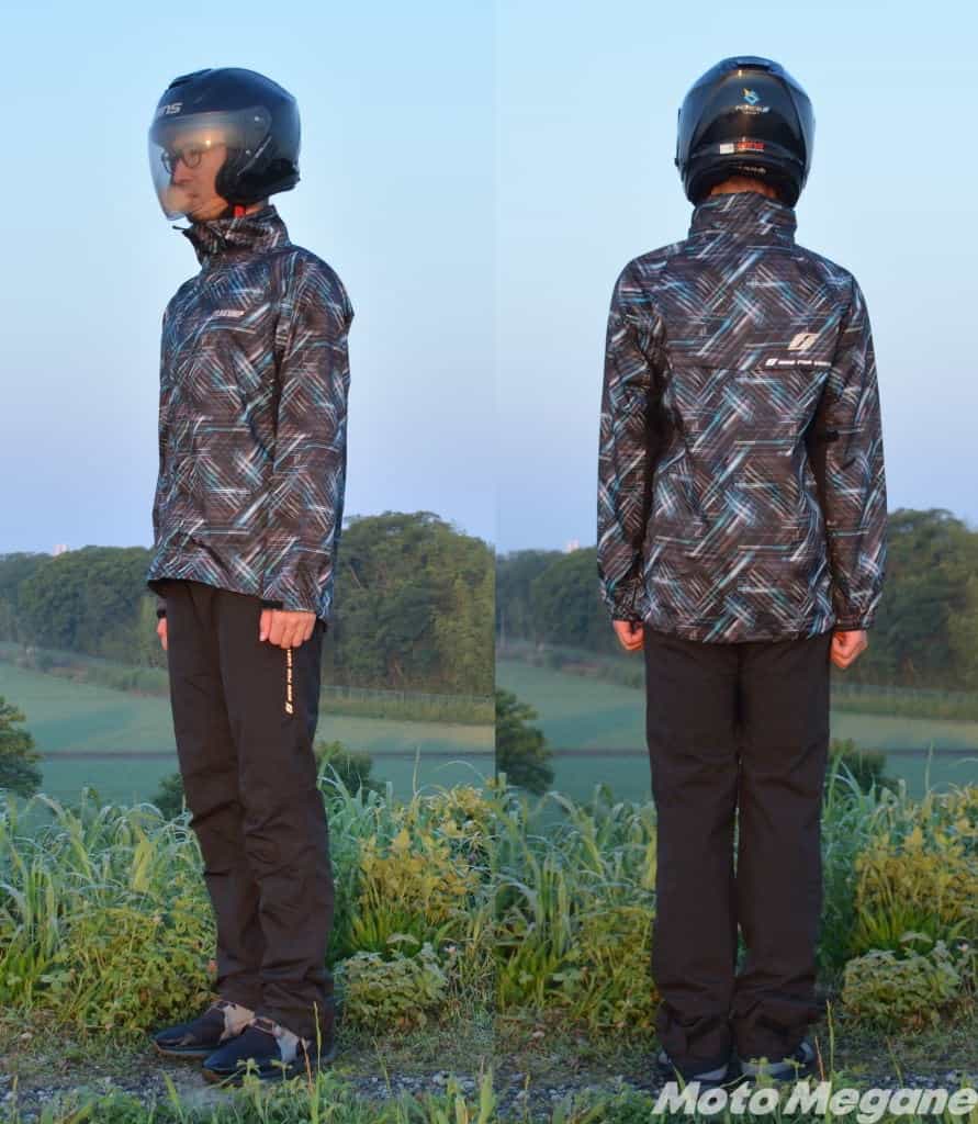 バイク用レインコートの気になる性能をチェック!ワークマンカッパと比較してみた