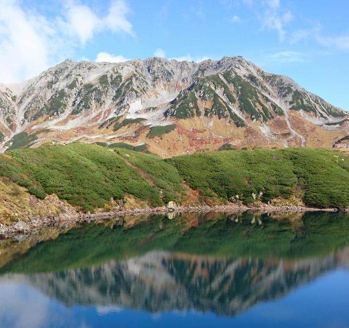 赤・黄・緑のコントラスト 絶景の紅葉スポット 立山室堂